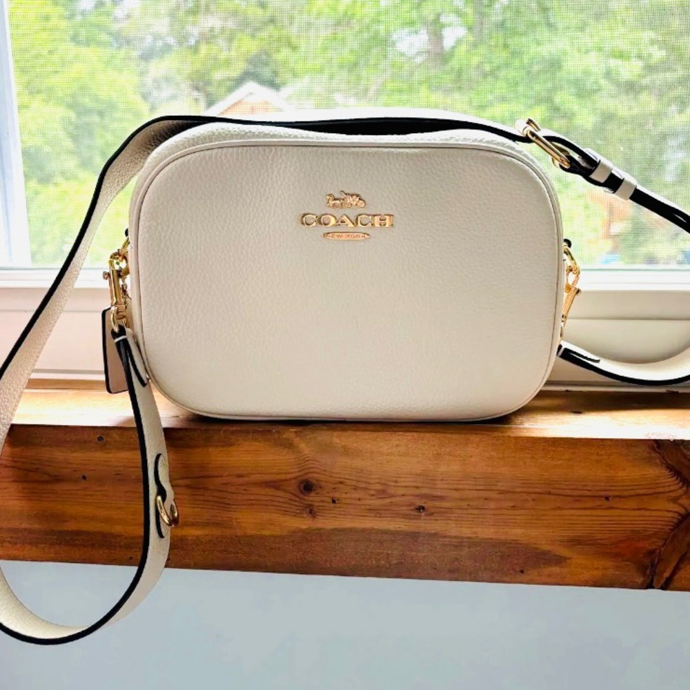 NWOT Coach Jamie Camera Leather Crossbody Bag With Gold Hardware